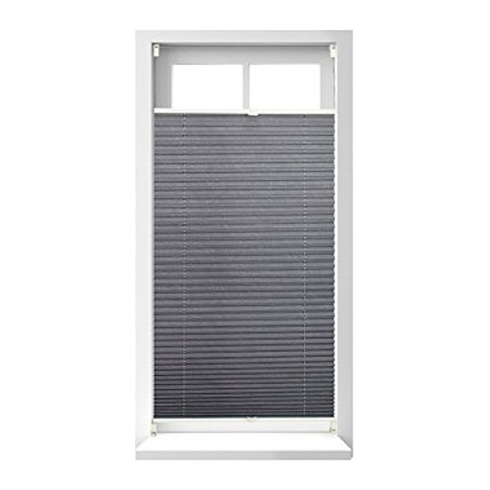 relaxdays Plissee grau 60,0 x 130,0 cm