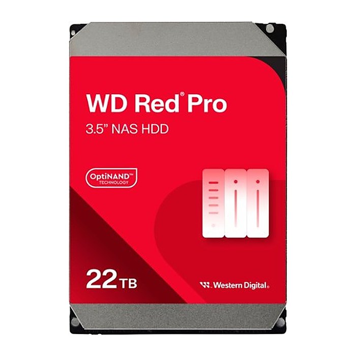 WD Red Pro 8.9cm (3.5") 22TB SATA3 7200 512MB WD221KFGX intern
