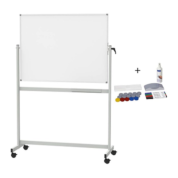 MAUL mobiles Whiteboard 120,0 x 90,0 cm grau Kunststoff, beschichtet
