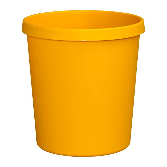 helit Papierkorb 18,0 l gelb, 1 St.