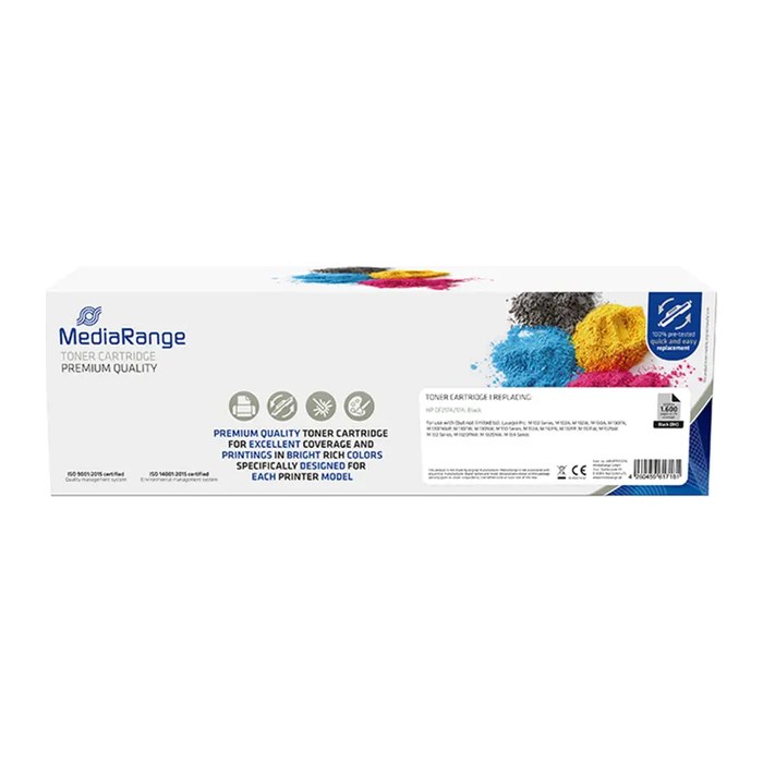 MediaRange Toner HP für CF217A/17A mit Chip schwarz