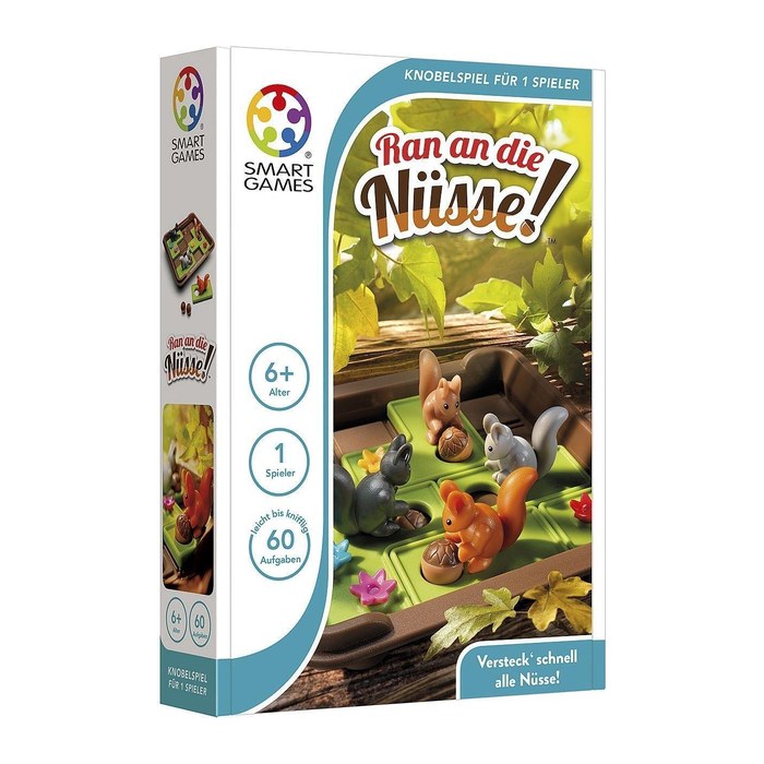 SMART GAMES® Ran an die Nüsse! Geschicklichkeitsspiel, 1 St.