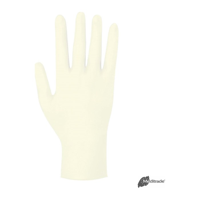 Meditrade® unisex Einmalhandschuhe ReferenceTM beige Größe XS, 100 St.