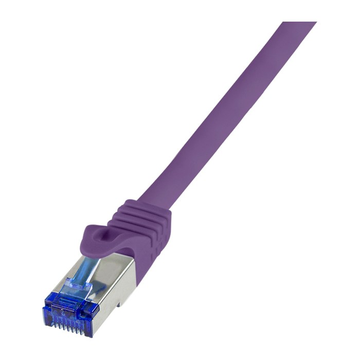 Logilink Patchkabel Ultraflex, Cat.6A, S/FTP, violett, 5 m