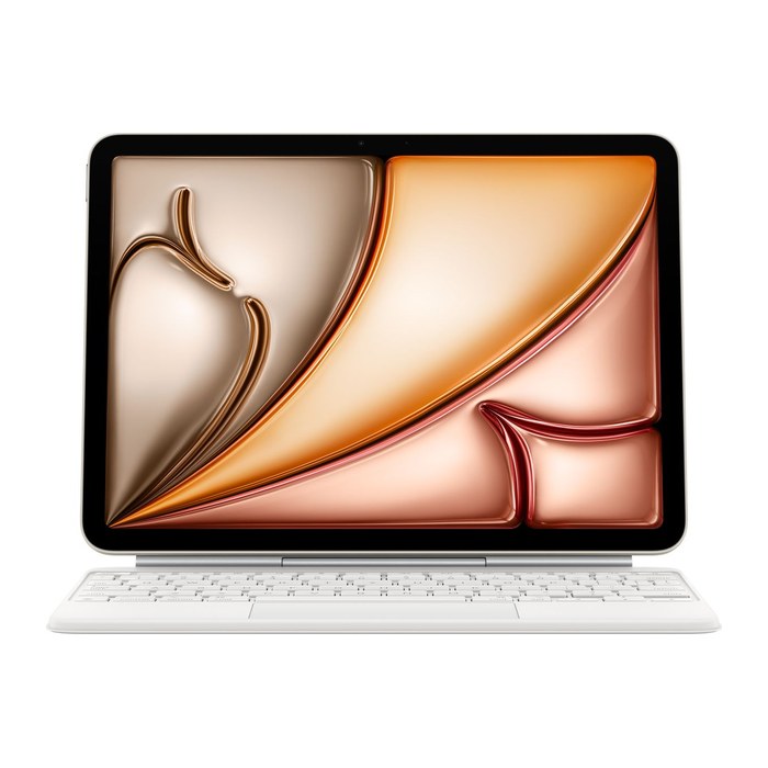 Apple Magic Keyboard Tablet-Tastatur weiß geeignet für Apple iPad Air 4. Gen (2020), Apple iPad Air 5. Gen (2022), Apple iPad Air 11" (M2), Apple iPad Air 11" (M3)