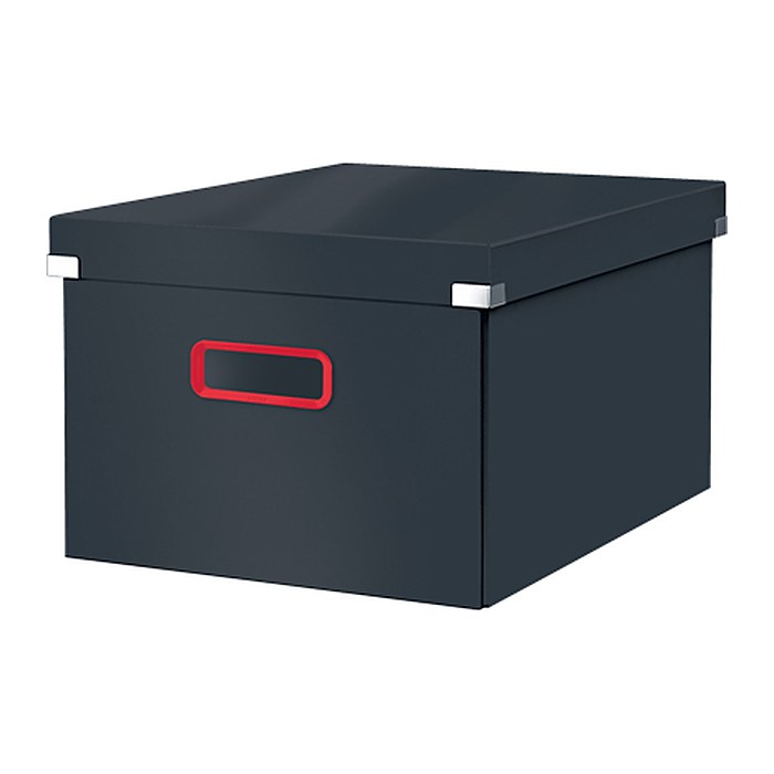LEITZ Click & Store Cosy Aufbewahrungsbox 18,5 l grau 28,1 x 37,0 x 20,0 cm, 1 St.