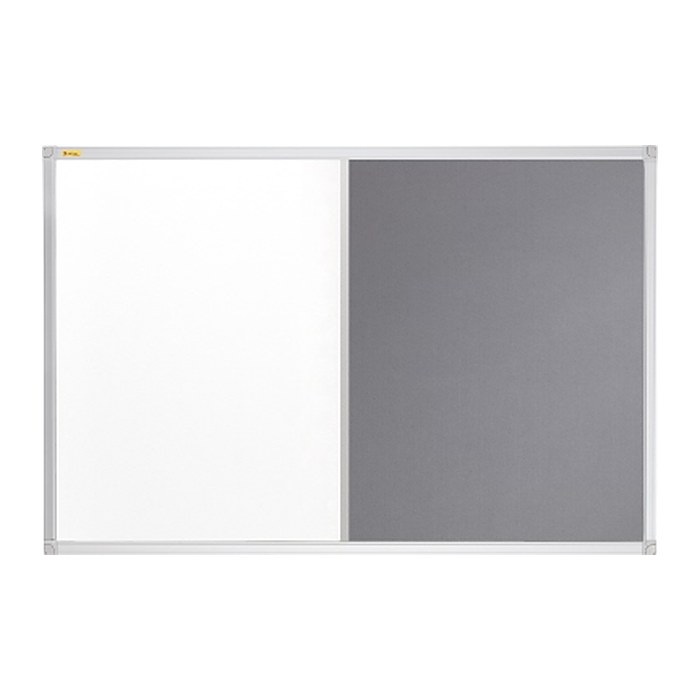 FRANKEN Whiteboard-Pinnwand X-tra!Line 120,0 x 90,0 cm Textil grau