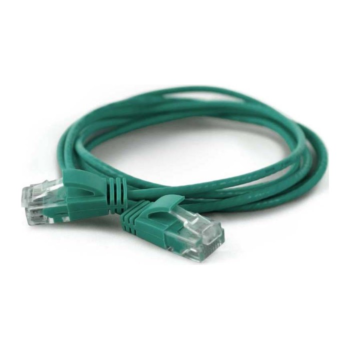 Wantec Patchkabel UTP CAT6a d=2,8mm 0,20m grün