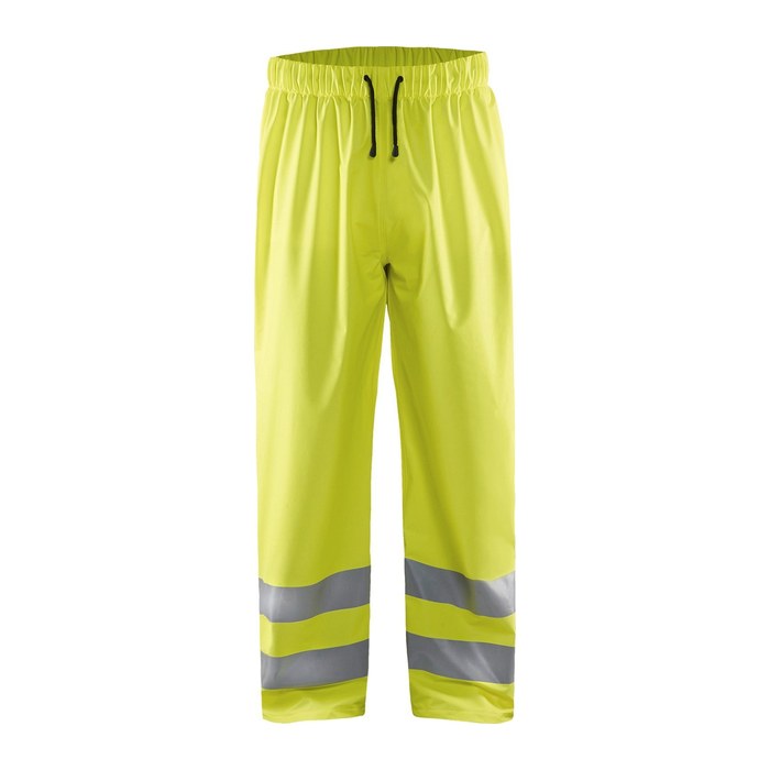 BLAKLÄDER® unisex Warnschutz-Regenhose HIGH-VIS "1384" gelb Größe 2XL