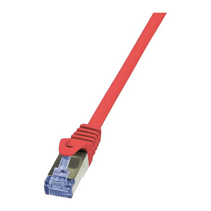 Logilink Patchkabel CAT6A S/FTP AWG26 PIMF 0,50m rot