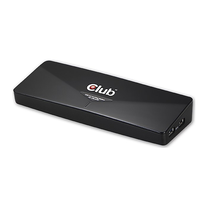 Club3D 4K Dockingstation USB3 ->3xUSB3/HDMI/DP/DVI/ black retail