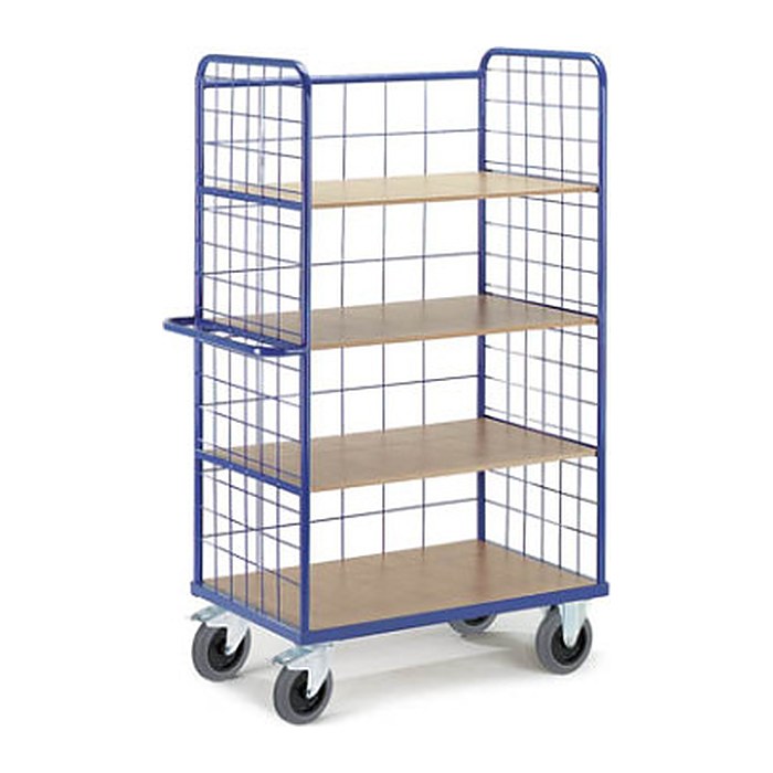Rollcart Etagenwagen 08-7618 blau 120,0 x 80,0 x 188,0 cm