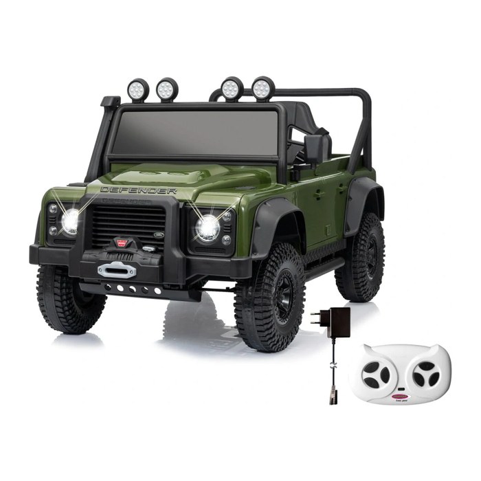 Jamara Ride-on Land Rover Defender 110 SVX grün 2,4GHz Li-Po