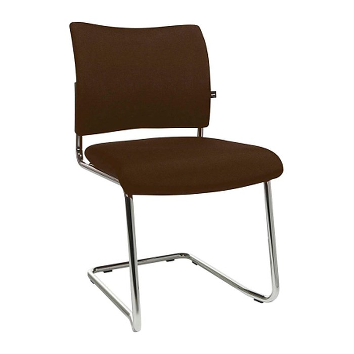 Topstar Besucherstühle Visit 20 NV390 G08 braun Stoff, 2 St.
