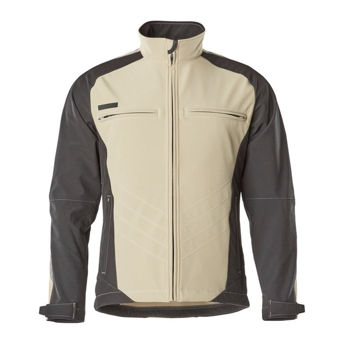 MASCOT® Herren Softshelljacke DRESDEN khaki, schwarz Größe S
