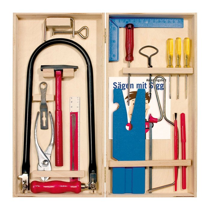 PEBARO Laubsäge-Set Klapp-Kasten