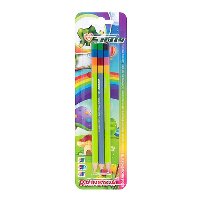 JOLLY SUPERSTICK RAINBOW Buntstifte farbsortiert, 3 St.