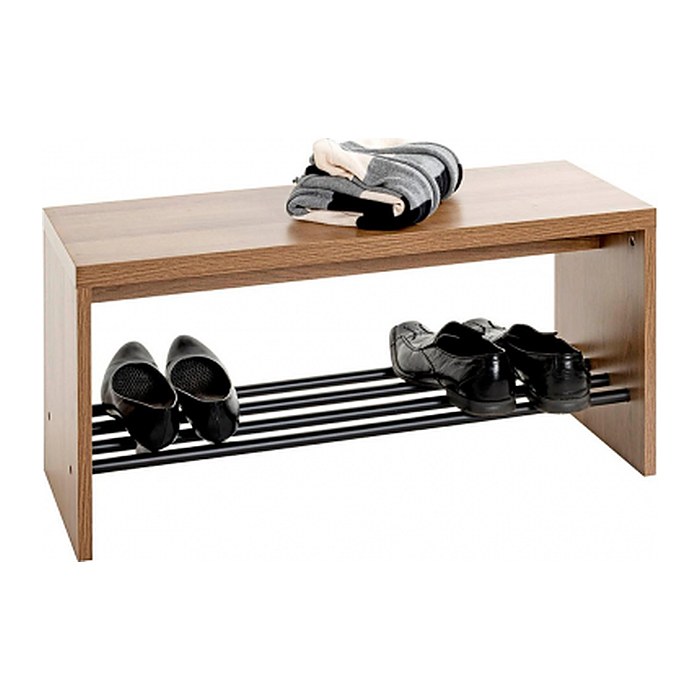 HAKU Möbel Schuhbank 37149 eiche-dunkel Holz 80,0 cm