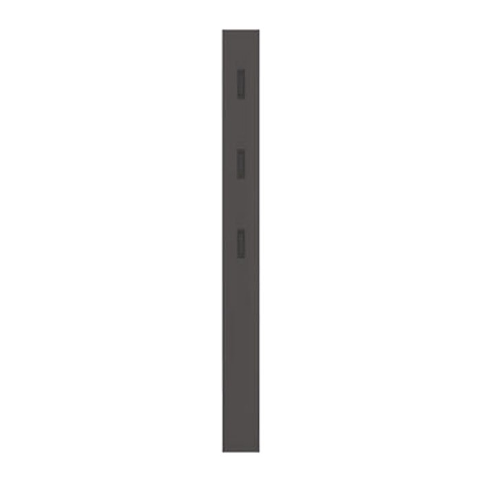GERMANIA Wandgarderobe 3728-547 anthrazit Holz 3 Haken 15,0 x 170,0 cm, 1 St.