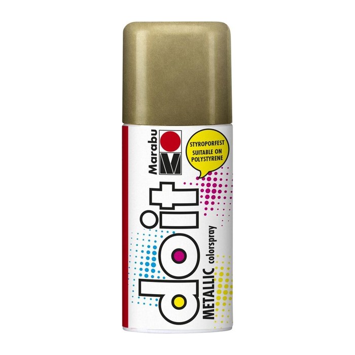 Marabu Do it Metallic Acrylspray Sprühfarbe gold, 1 St.