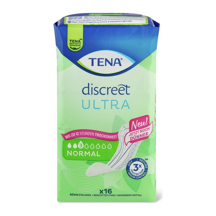 TENA Slipeinlagen discreet ultra NORMAL, 16 St.