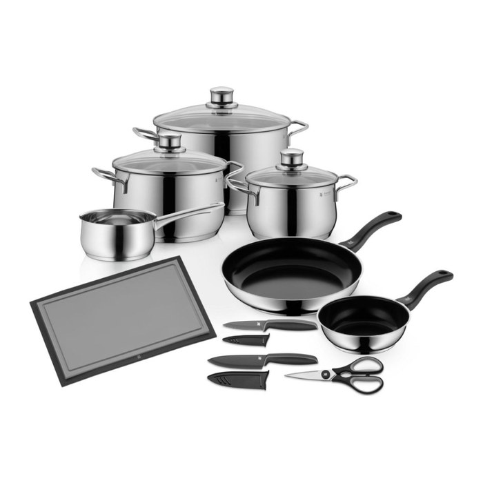 WMF Kochgeschirr-Set Diadem Plus silber 10-tlg., 10 Set