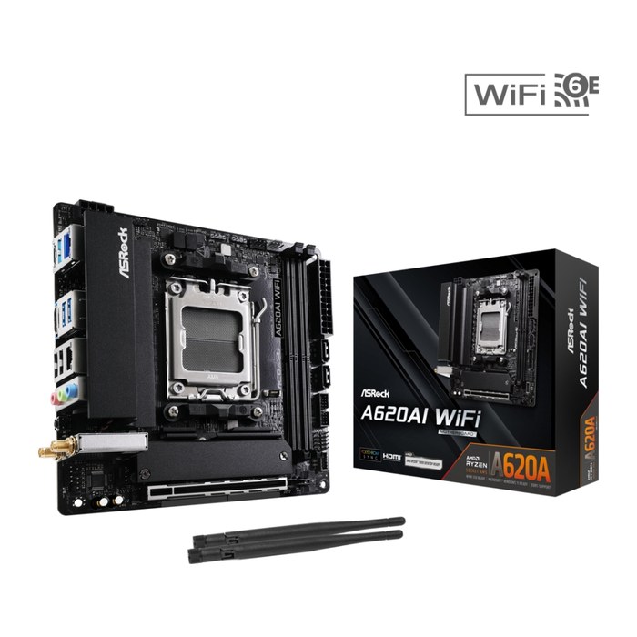 ASRock A620AI WiFi AM5 mITX HDMI DDR5 retail