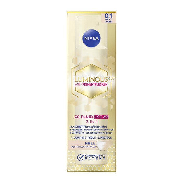 NIVEA LUMINOUS630® 3in1 HELL Gesichtsfluid 40,0 ml