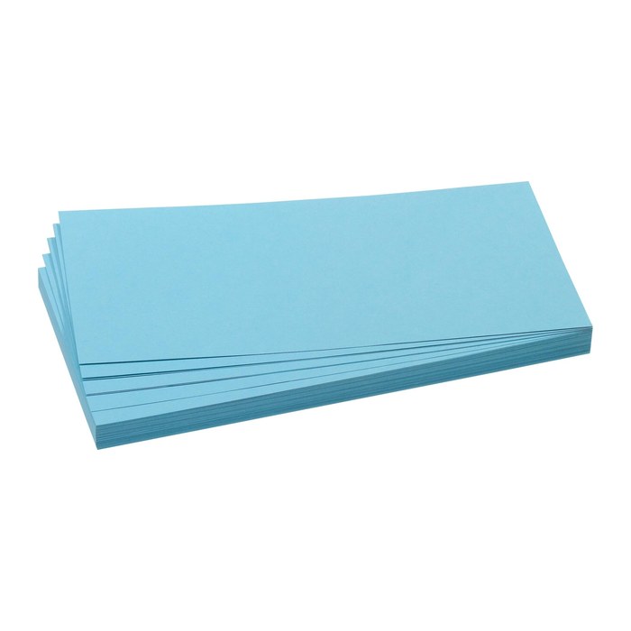 FRANKEN Moderationskarten blau 9,5 x 20,5 cm, 500 Blatt