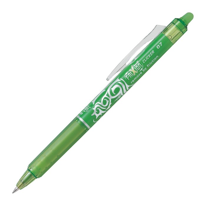 PILOT FRIXION ball CLICKER Tintenroller hellgrün 0,4 mm, Schreibfarbe: grün, 1 St.