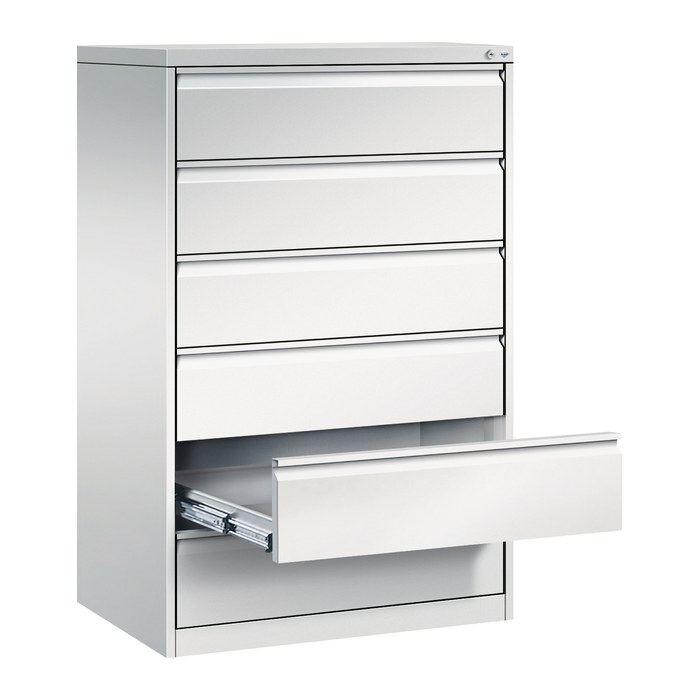 CP Acurado Karteischrank lichtgrau 6 Schubladen 78,7 x 59,0 x 135,7 cm, 1 St.