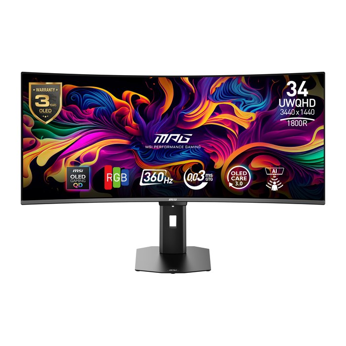 MSI MPG 341CQRDE QD-OLED X36 86,36cm DQHD 21:9 QD-OLED HDMI