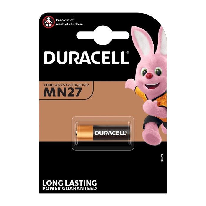 DURACELL Batterie MN27 Alkali-Mangan Fotobatterie 12,0 V, 1 St.