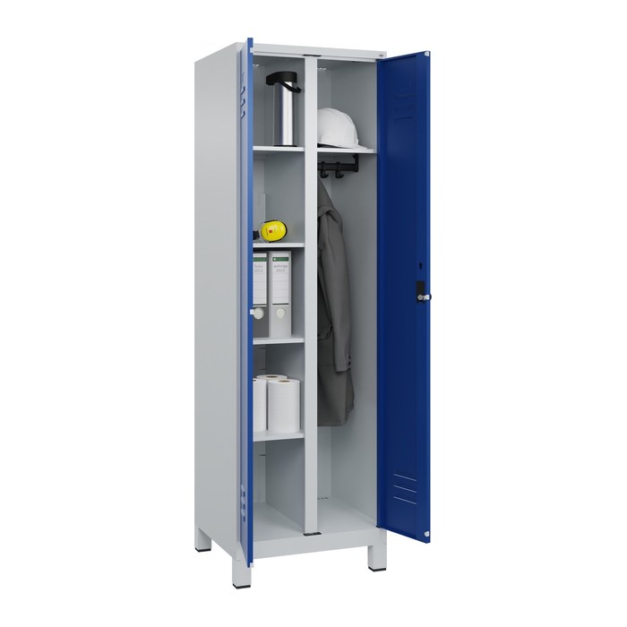 CP Spind Classic Plus enzianblau, lichtgrau 080610-20 S10003, 1 Schließfach 60,0 x 50,0 x 195,0 cm