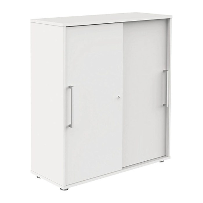 Kerkmann Schiebetürenschrank, 13449210 weiß 3 Fachböden 100,0 x 40,0 x 147,0 cm