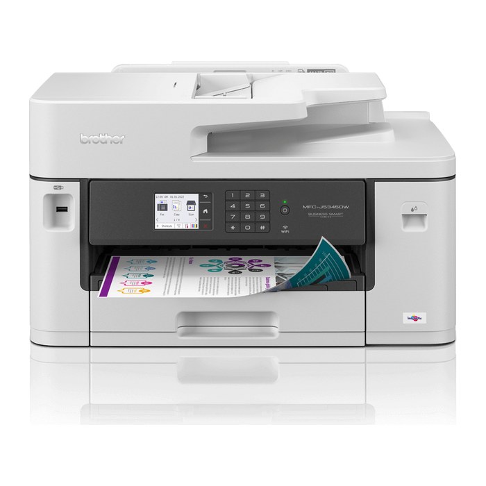brother MFC-J5345DW 4 in 1 Farb-Tintenstrahl-Multifunktionsdrucker grau