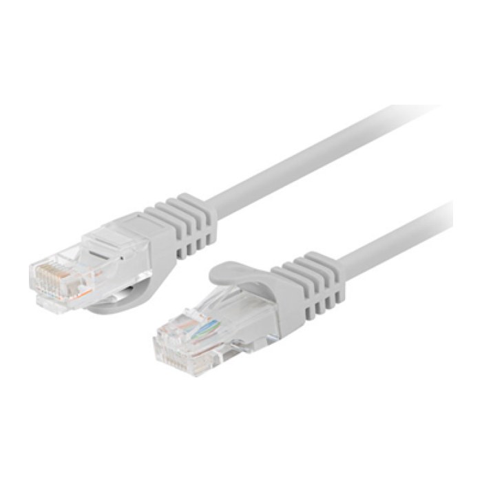 LANBERG Patchkabel CAT.6 UTP 0,25m Fluke Zertifikat gr