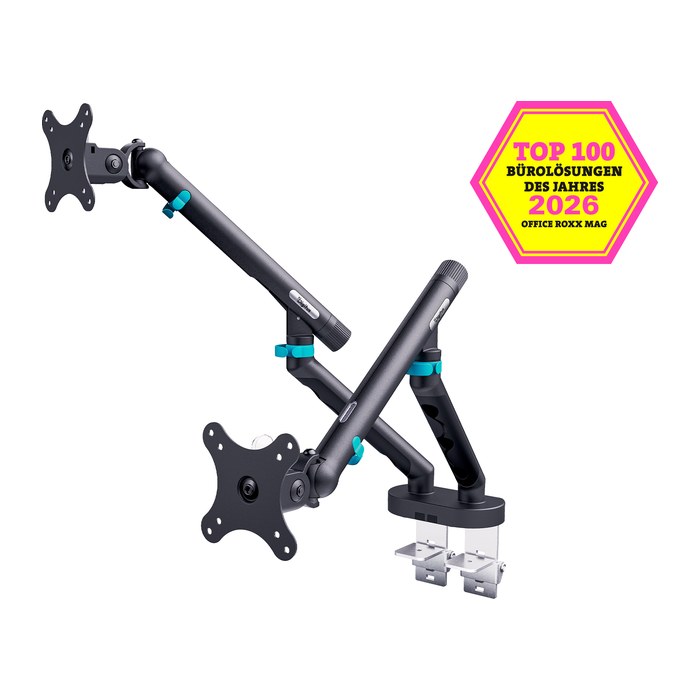 DIGITUS TIS 35" 2TFT, 4Gelenke schwarz max.10KG mech. Feder