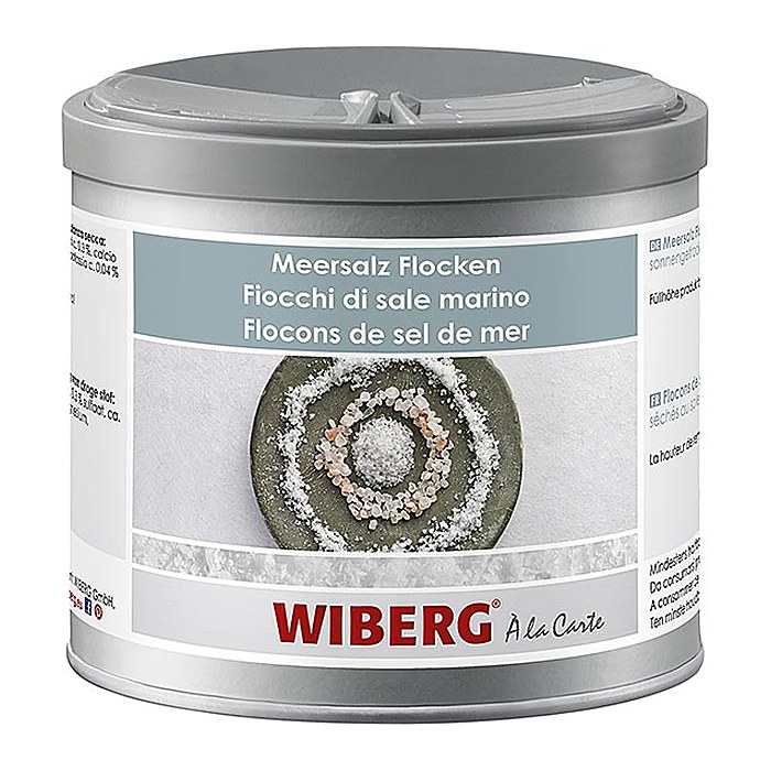 WIBERG  Meersalz Flocken sonnengetrocknet Salz, 350,0 g