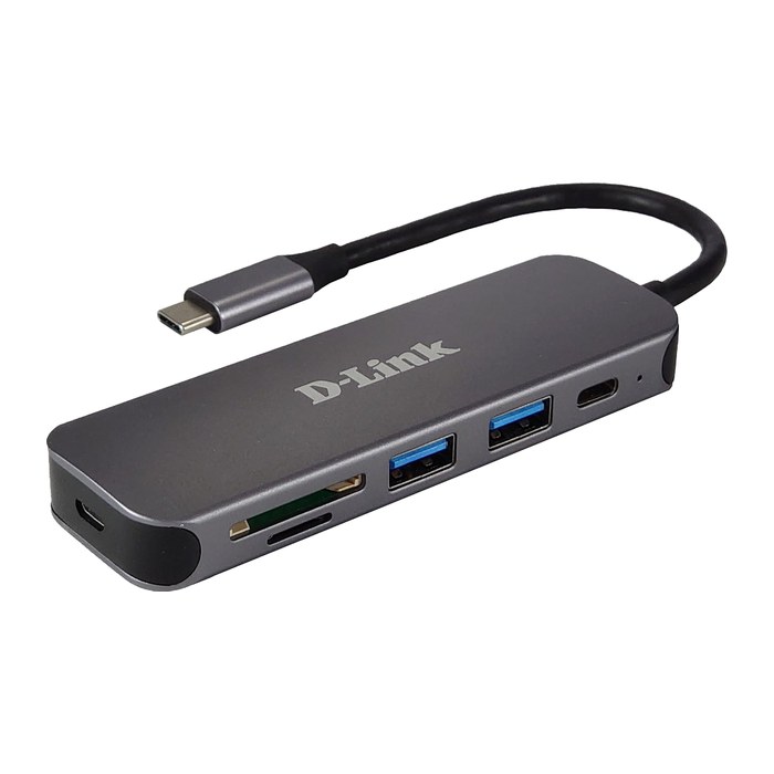 D-Link DUB-2325 6-in-1 USB-C Hub mit HDMI/USB-PD/SD-Reader retail