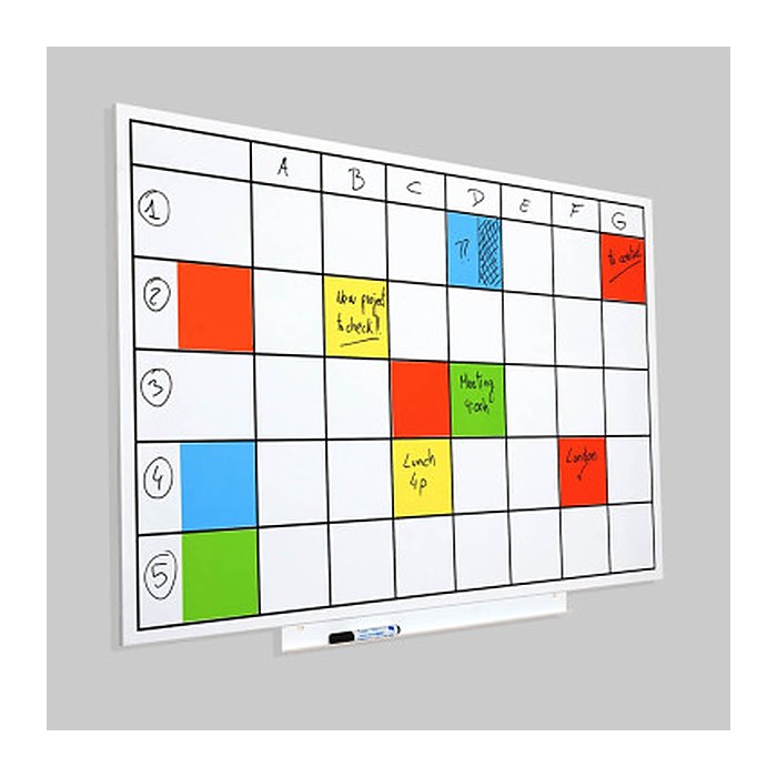 rocada Whiteboard Natural Skinboard 75,0 x 115,0 cm weiß lackierter Stahl