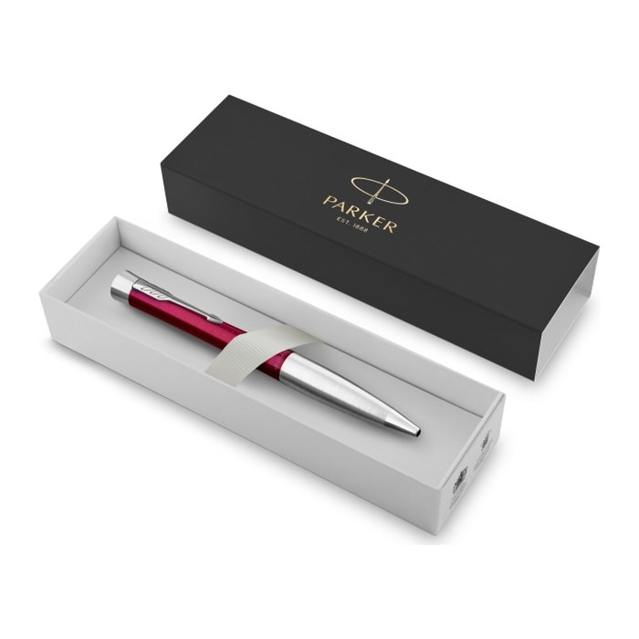 PARKER Kugelschreiber magenta/silber, Schreibfarbe: blau, 1 St.