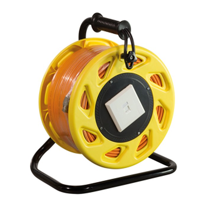 Logilink Netzwerkkabel auf Trommel Cat7A Rohkabel 90M,orange