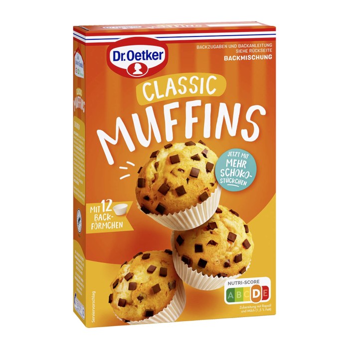 Dr. Oetker Classic Muffins Backmischung 380,0 g, 1 Pack