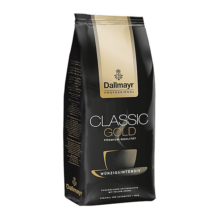 Dallmayr CLASSIC GOLD Instantkaffee, Arabica- und Robustabohnen kräftig, 500 g