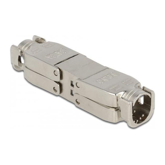 DELOCK Verbinder für Netzwerkkabel Cat.6A STP werkzeugfrei