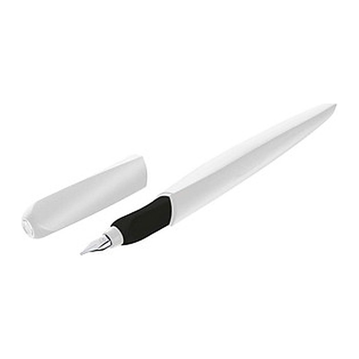 Pelikan Twist® Calligraphy Patronenfüller weiß B (breit), 1 St.