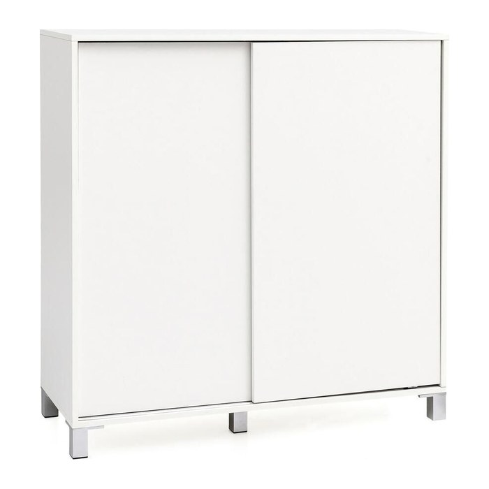 WOHNLING Schuhschrank, WL5.712 weiß 4 Fachböden 100,0 x 37,5 x 108,0 cm