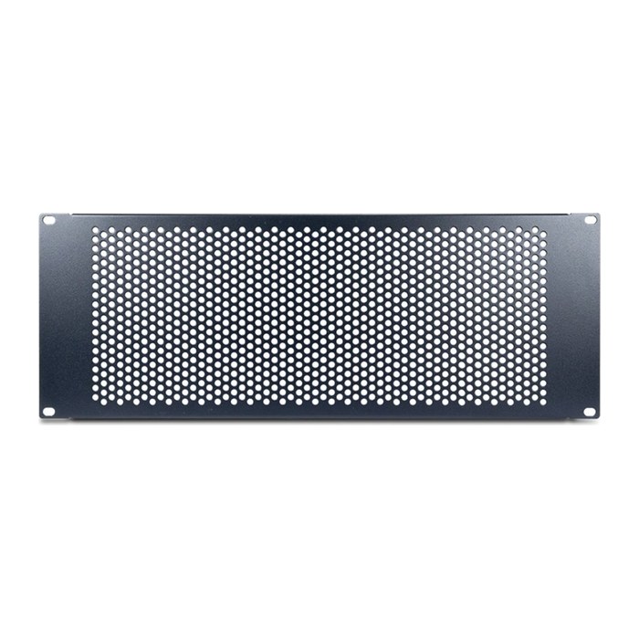 Inter-Tech IPC 19" Lochblende 4HE,178x482x11mm, RAL 9005