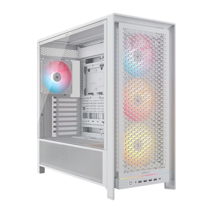 CORSAIR Geh Midi FRAME 5000D RS ARGB Airflow Case, White